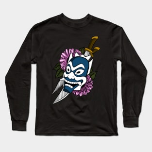 Blue Spirit mask AVATAR Long Sleeve T-Shirt